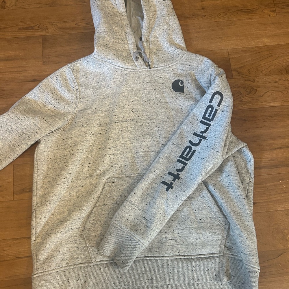 Women grey carhartt hoodie- size XL